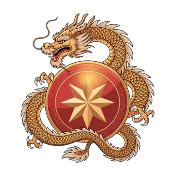 Golden Dragon logo png