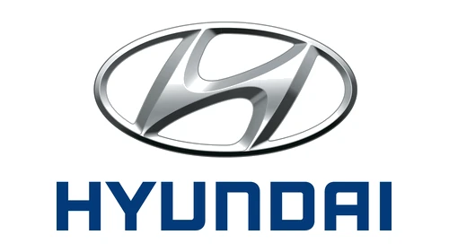 Hyundai emblem in 3D silver, 2011