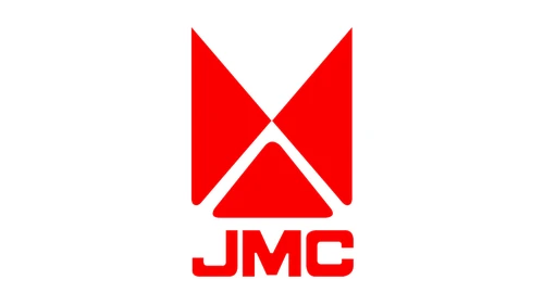 Jiangling JMC logo red three triangles forming an X above a smaller triangle