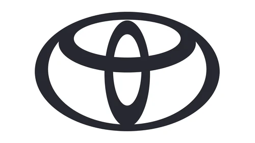 New Toyota logo in Europe: flat black emblem without wordmark, 2020