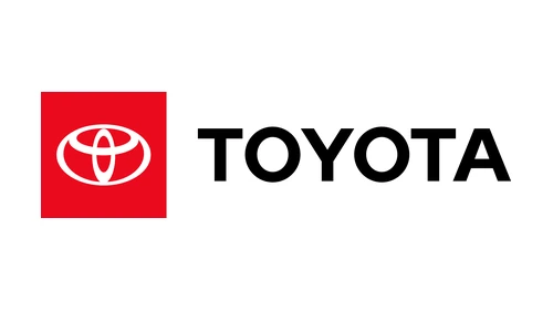 Revised Toyota emblem of 2021 with a thinner stroke and a gap at the top